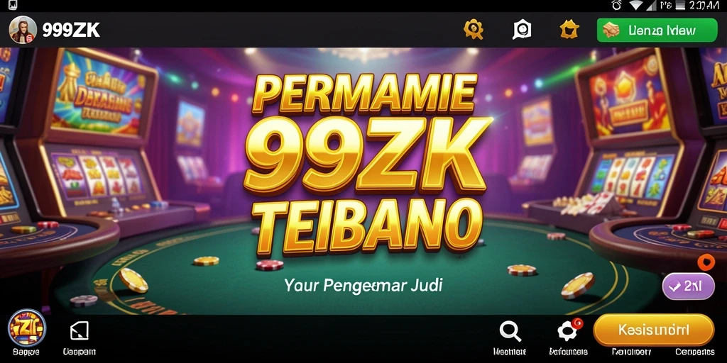 Screenshot gameplay 999ZK menampilkan keseruan permainan kasino.