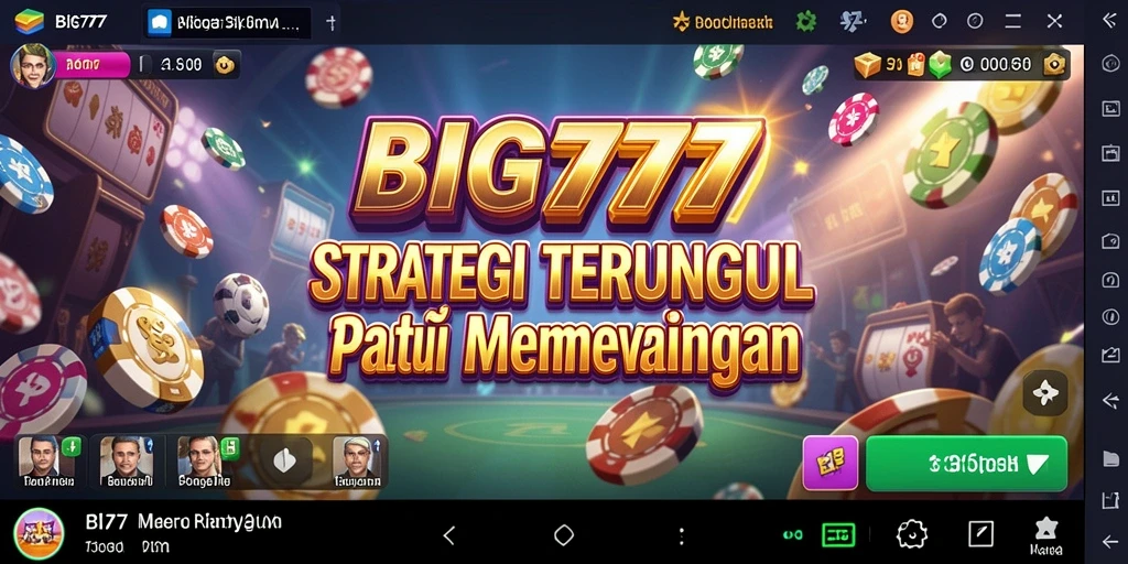 Tangkapan layar menunjukkan gameplay strategis yang intens di BIG777.