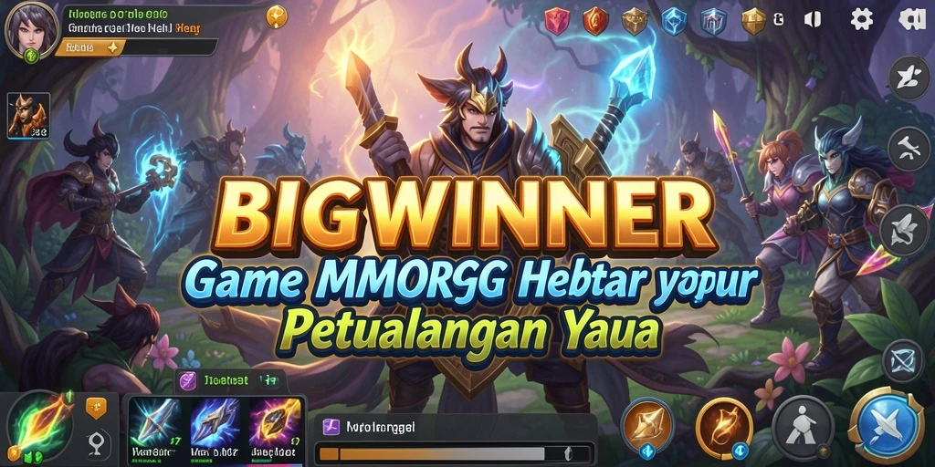 Tampilan gameplay menarik dengan petualangan seru dalam BIGWINNER.