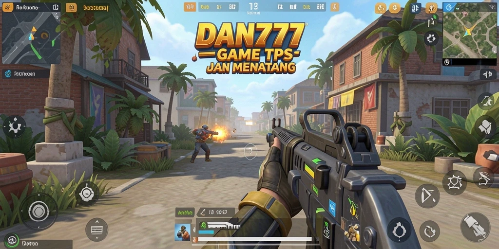 Screenshot gameplay TPS DAN777 yang intens dan mengasyikkan.