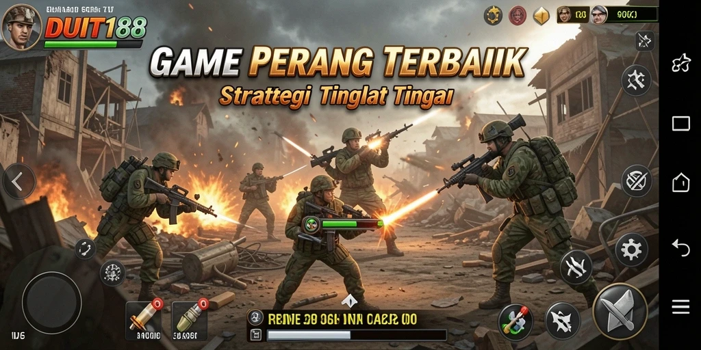 Tampilan gameplay yang mendebarkan dari DUIT188 dalam pertarungan sengit.