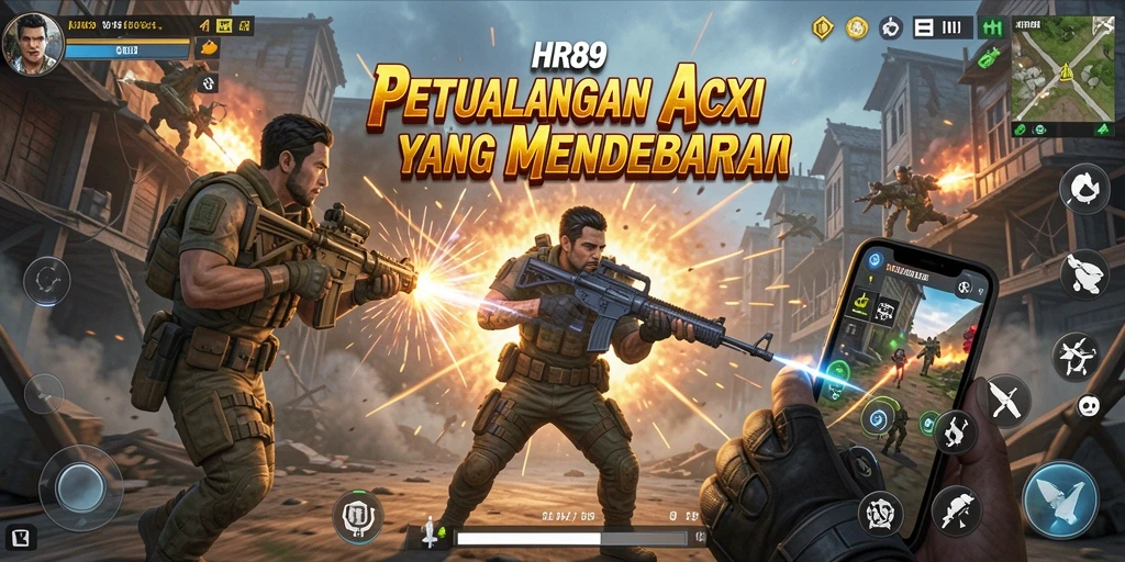 Screenshot menampilkan aksi seru dalam permainan HR89.