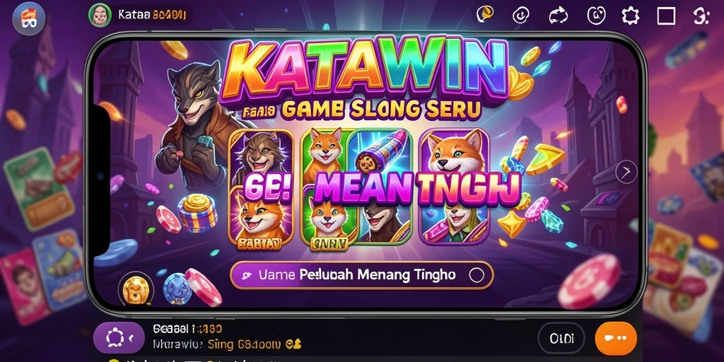 Tampilan gameplay seru dan mendebarkan di KATAWIN.
