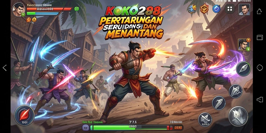 Tampilan gameplay KOKO288 yang seru dan mendebarkan dalam pertarungan Fighting.