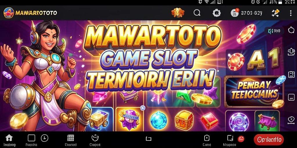 Tampilan gameplay MAWARTOTO yang menarik saat bermain slot.