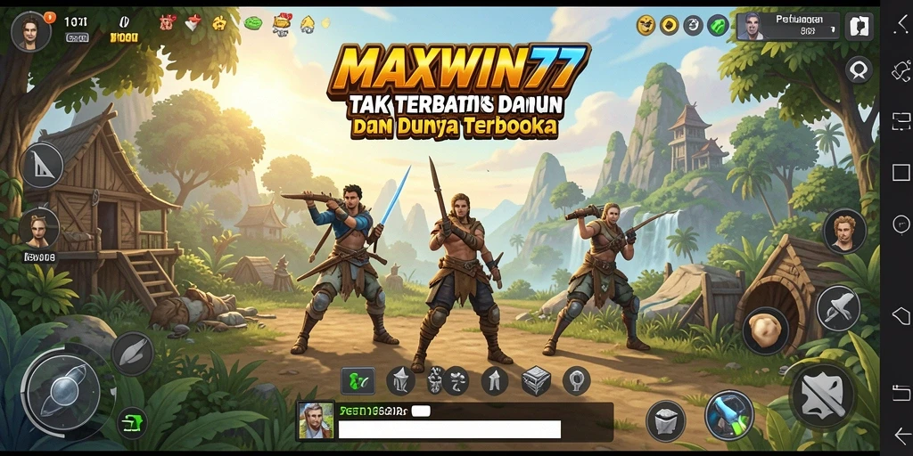 Tampilan gameplay MAXWIN77 di dunia terbuka yang menakjubkan.