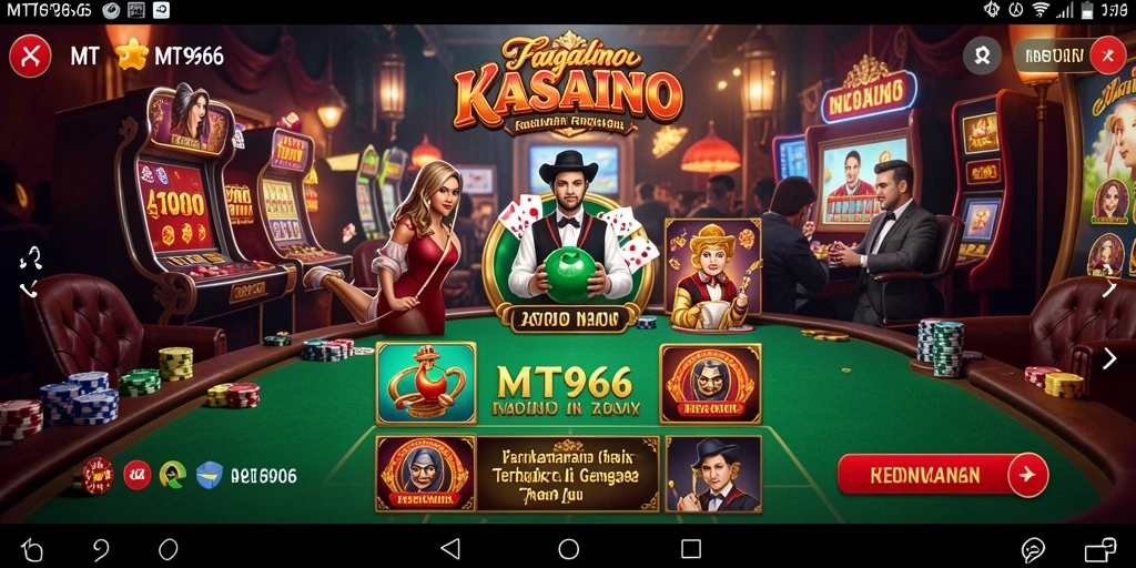 Tampilan gameplay MT966 yang menegangkan dan menghibur.