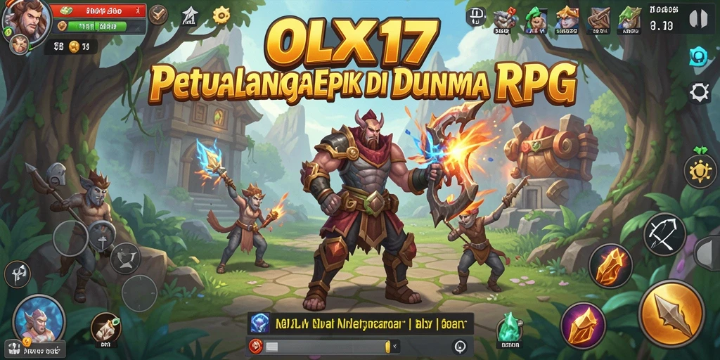 Gameplay OLX17 yang seru dan mendebarkan dalam dunia RPG.