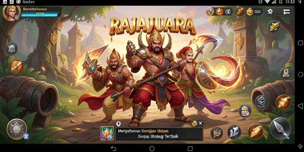 Tampilan menara dan musuh dalam gameplay Tower Defense yang menegangkan.
