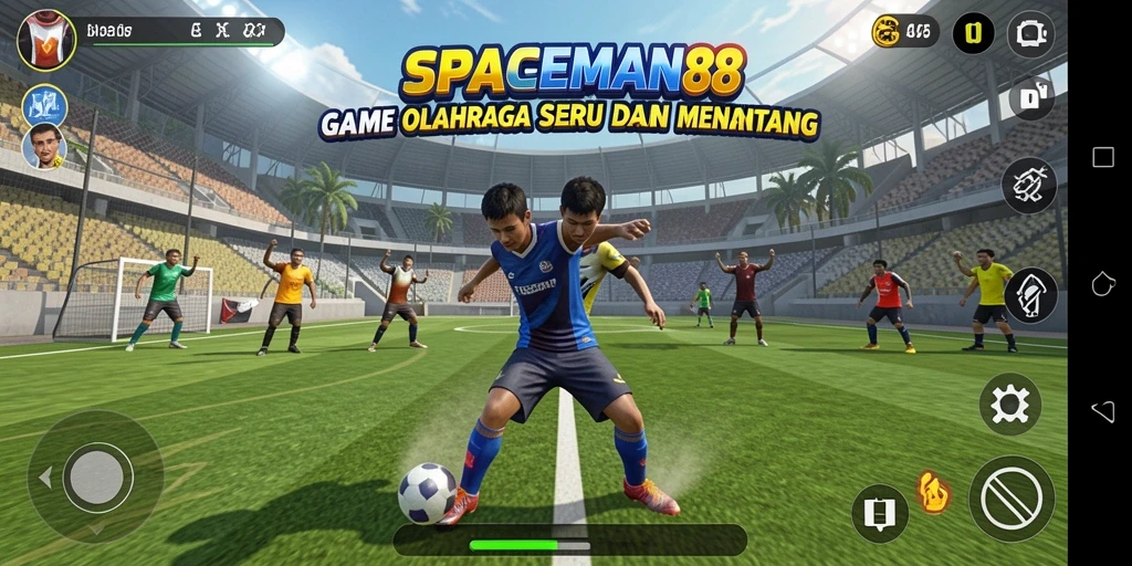 Tampilan permainan SPACEMAN88 yang menakjubkan saat bersaing dalam olahraga luar angkasa.