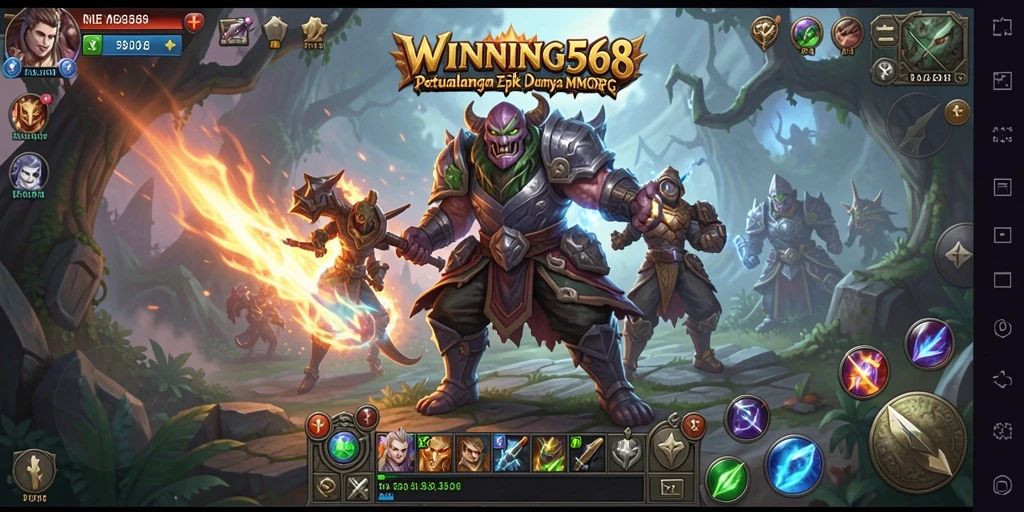 Tampilan gameplay menarik dari <strong>WINNING568</strong> yang menampilkan aksi seru dalam dunia MMORPG.